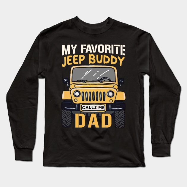 Jeep Dad Definition Long Sleeve T-Shirt by RichyTor